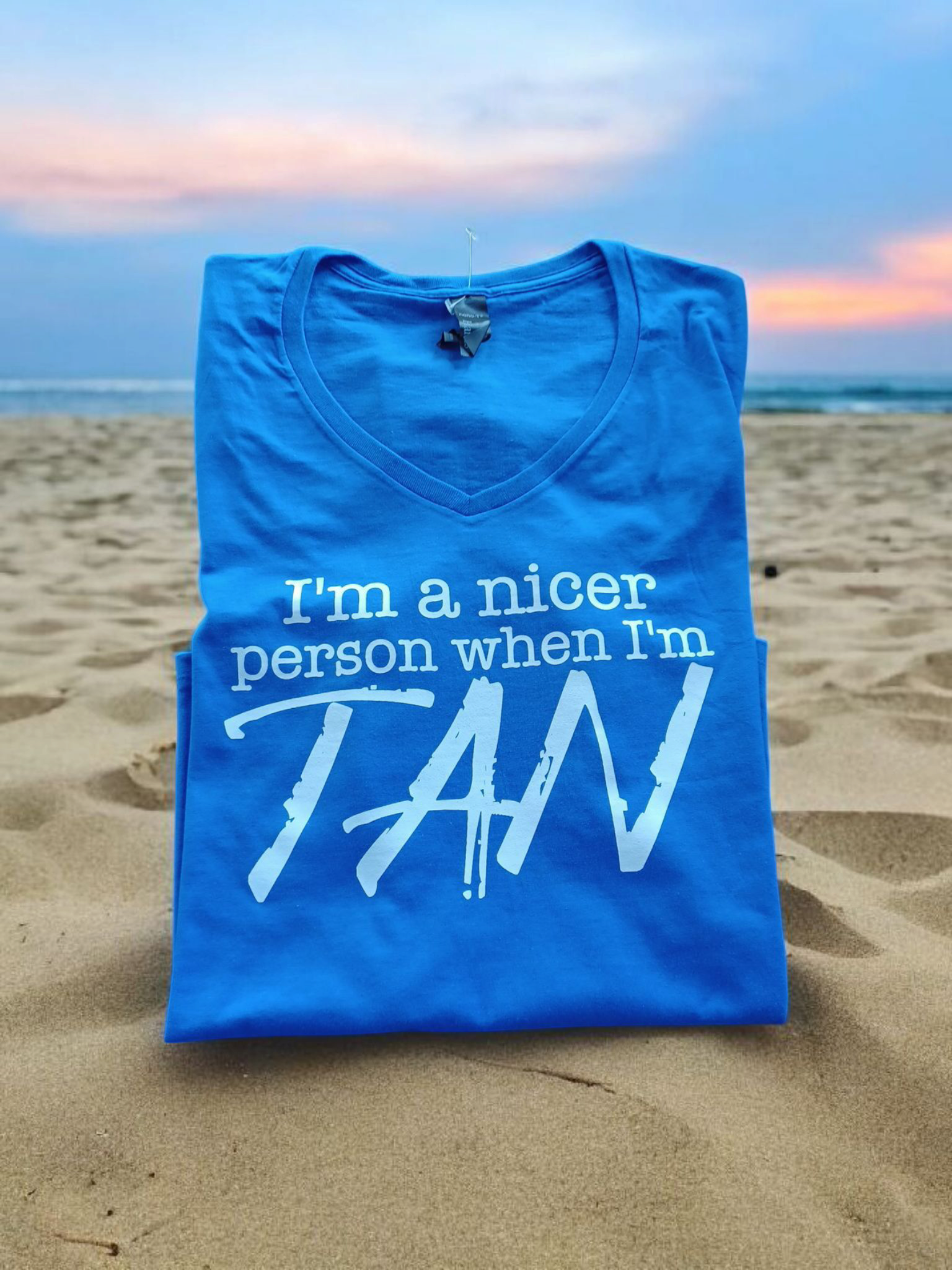 V-neck T shirt