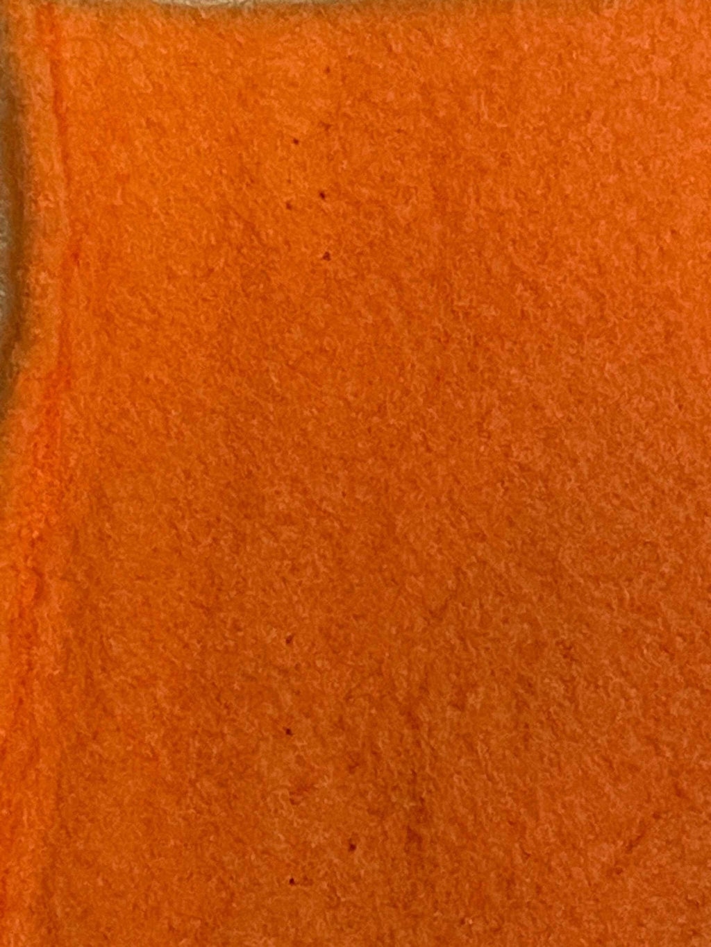 Orange soft fleece fabric for fleece neck warmer scarf